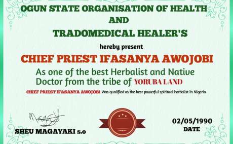 The most spiritual powerful herbalist in Nigeria