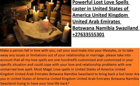 BLACK MAGIC LOVE SPELL TO MAKE THEM FALL FOR YOU IN EUROPE, AFRICA, THE USA +27633555301