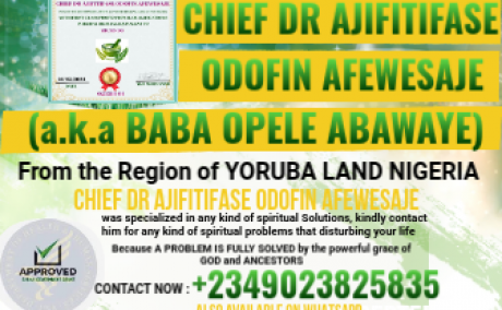 The Best Powerful Spiritual Herbalist Man in Nigeria